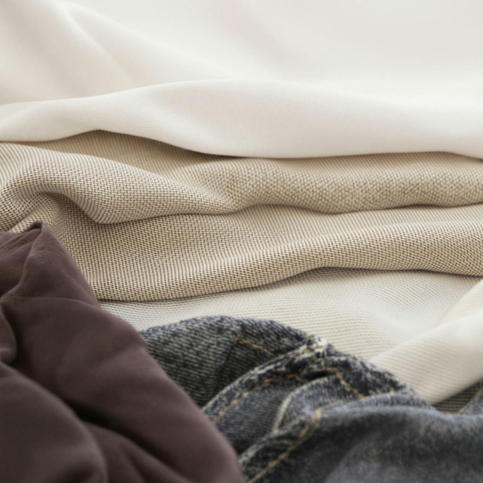 Layered fabric textures
